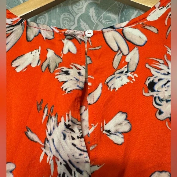 Daniel Rainn Orange Sleeveless Tank Top - Picture 3 of 6